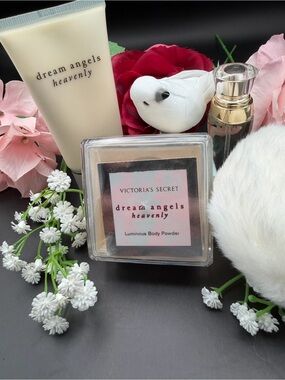 Victoria's Secret Dream Original Angels Heavenly Luminous Body Powder Set - Whit